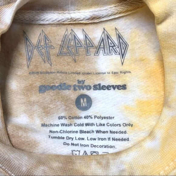 DEF LEPPARD HYSTERIA TIE DYE SWEATSHIRT NWT - Picture 7 of 8